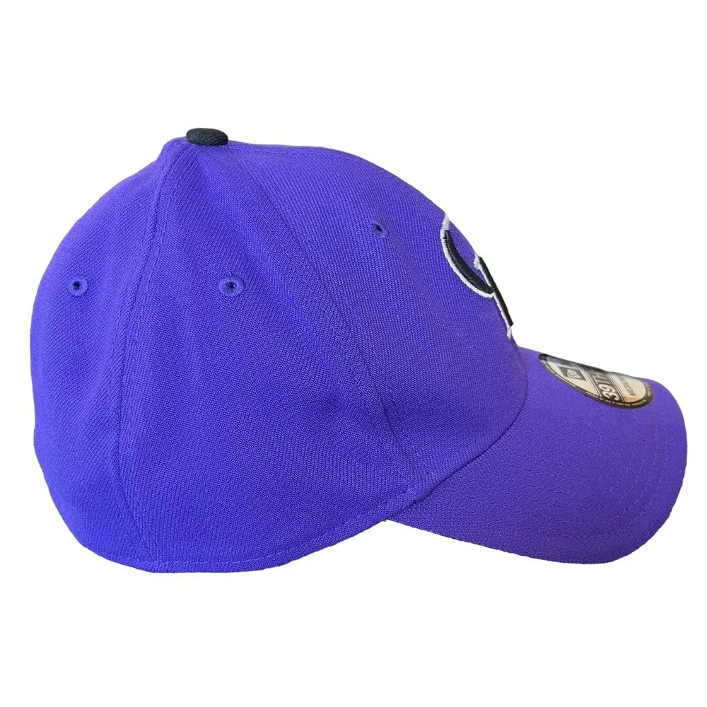 Colorado Rockies New Era 39THIRTY Hat M/L Purple Alt 2 Team Classic MLB Cap